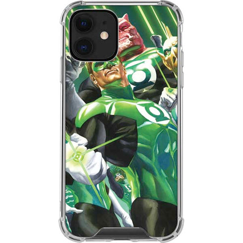DC Comics Green Lantern Corps Team Art by Alex Ross iPhone 12 Clear Case