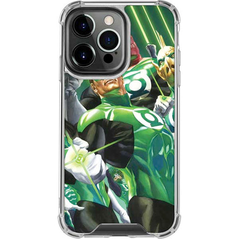DC Comics Green Lantern Corps Team Art by Alex Ross iPhone 13 Pro Clear Case