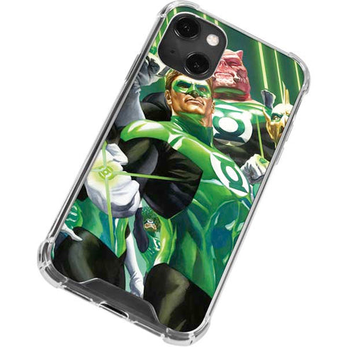 DC Comics Green Lantern Corps Team Art by Alex Ross iPhone 14 Plus Clear Case