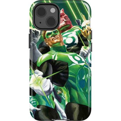 DC Comics Green Lantern Corps Team Art by Alex Ross iPhone 15 Impact Case