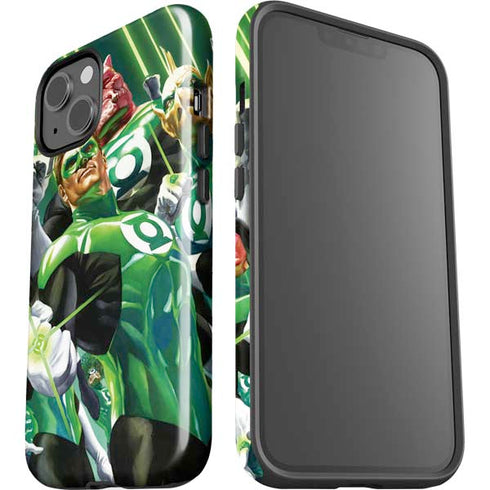 DC Comics Green Lantern Corps Team Art by Alex Ross iPhone 15 Impact Case