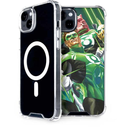 DC Comics Green Lantern Corps Team Art by Alex Ross iPhone 14 Plus MagSafe Case