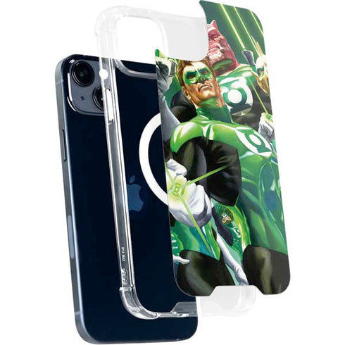 DC Comics Green Lantern Corps Team Art by Alex Ross iPhone 15 Plus MagSafe Case
