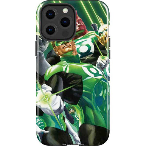 DC Comics Green Lantern Corps Team Art by Alex Ross iPhone 15 Pro Max Impact Case