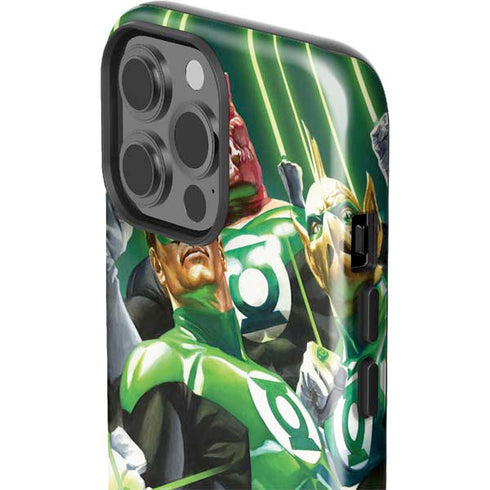 DC Comics Green Lantern Corps Team Art by Alex Ross iPhone 15 Pro Max Impact Case