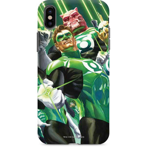 DC Comics Green Lantern Corps Team Art by Alex Ross iPhone 8 Pro Case