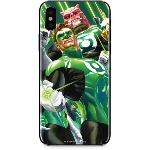 DC Comics Green Lantern Corps Team Art by Alex Ross iPhone 8 Skin