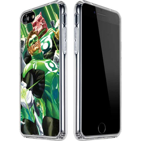 DC Comics Green Lantern Corps Team Art by Alex Ross iPhone SE (2nd & 3rd Gen) Clear Case
