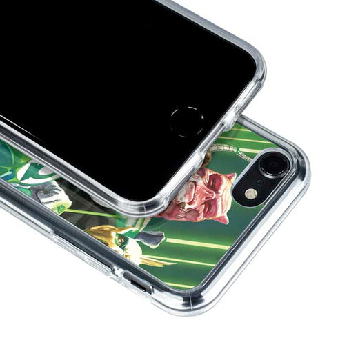 DC Comics Green Lantern Corps Team Art by Alex Ross iPhone SE (2nd & 3rd Gen) Clear Case
