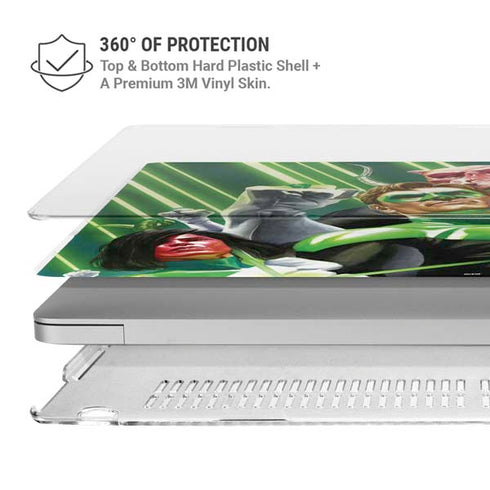 DC Comics Green Lantern Corps Team Art by Alex Ross MacBook Pro 16in (2019-20) Case plus Skin