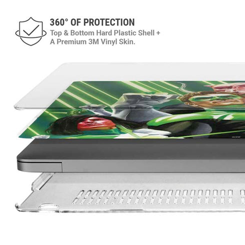 DC Comics Green Lantern Corps Team Art by Alex Ross MacBook Pro 16in (2021-25) Case plus Skin