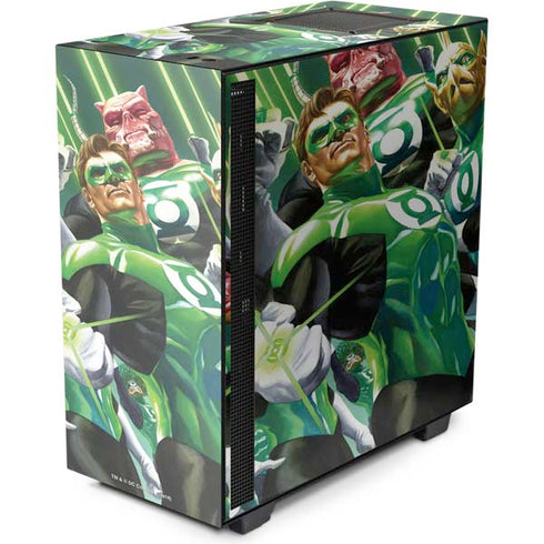 DC Comics Green Lantern Corps Team Art by Alex Ross NZXT H510 Compact ATX Mid-Tower Case Skin