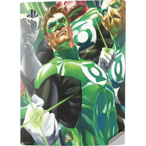 DC Comics Green Lantern Corps Team Art by Alex Ross PS5 Digital Edition Console Skin