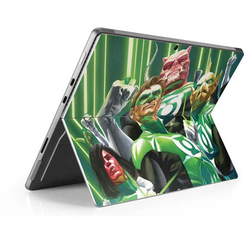 DC Comics Green Lantern Corps Team Art by Alex Ross Surface Pro 9 Skin