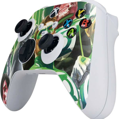 DC Comics Green Lantern Corps Team Art by Alex Ross Xbox Series S Controller Skin