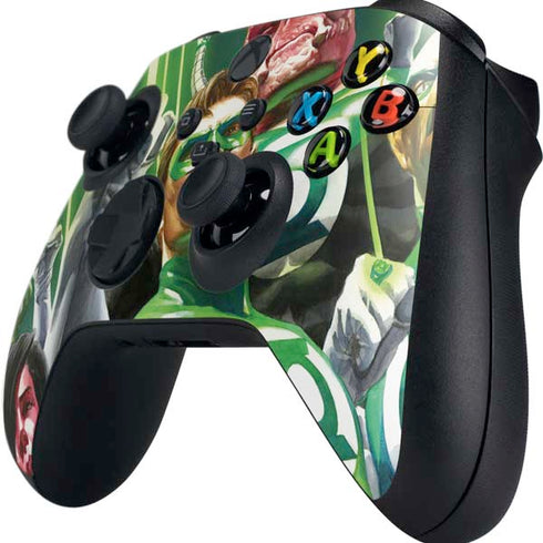 DC Comics Green Lantern Corps Team Art by Alex Ross Xbox Series X Controller Skin