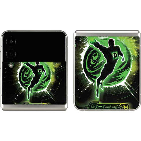 DC Comics Green Lantern Cosmic Action Pose Galaxy Z Flip3 5G Skin