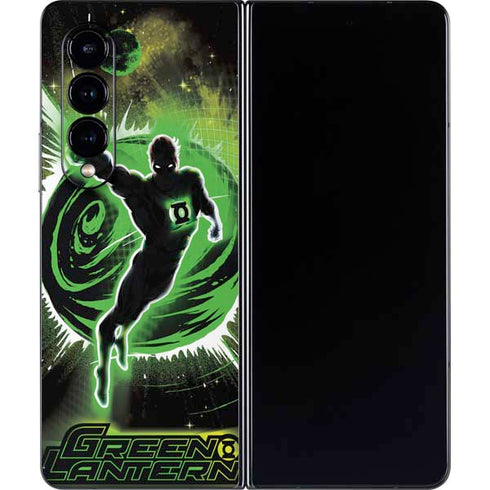 DC Comics Green Lantern Cosmic Action Pose Galaxy Z Fold4 5G Skin