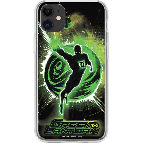 DC Comics Green Lantern Cosmic Action Pose iPhone 11 Clear Case
