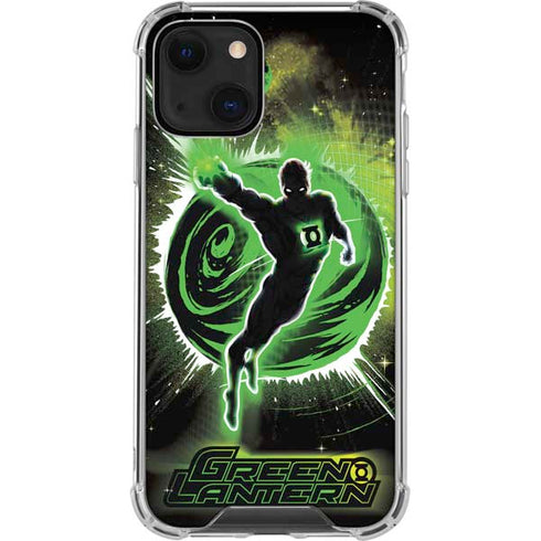 DC Comics Green Lantern Cosmic Action Pose iPhone 14 Plus Clear Case