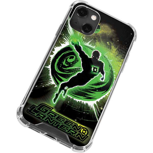 DC Comics Green Lantern Cosmic Action Pose iPhone 14 Plus Clear Case