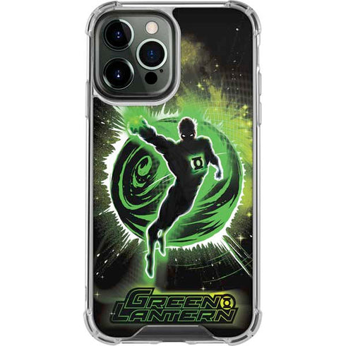 DC Comics Green Lantern Cosmic Action Pose iPhone 14 Pro Max Clear Case