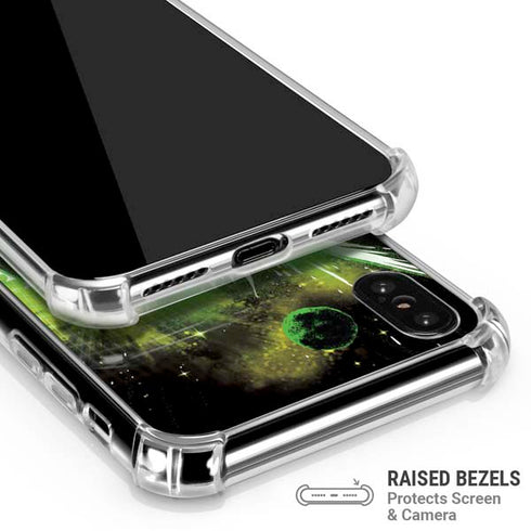 DC Comics Green Lantern Cosmic Action Pose iPhone XS Max Clear Case