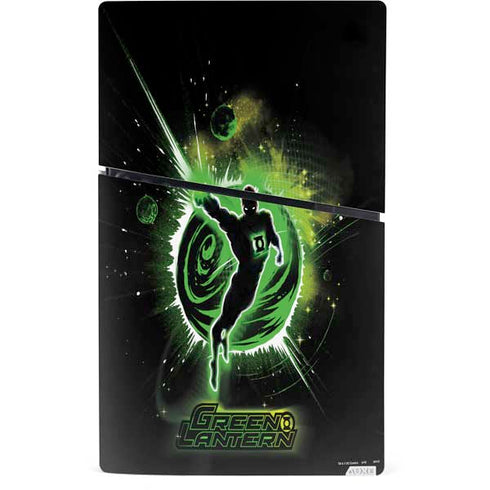 DC Comics Green Lantern Cosmic Action Pose PS5 Slim Digital Edition Console Skin