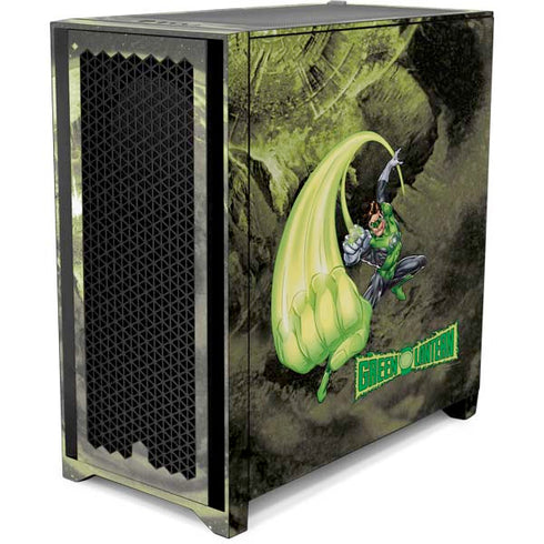 DC Comics Green Lantern Super Punch Corsair 4000D Tempered Glass Mid-Tower ATX Case Skin
