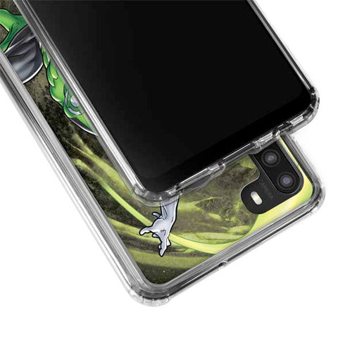 DC Comics Green Lantern Super Punch Galaxy A21 Clear Case