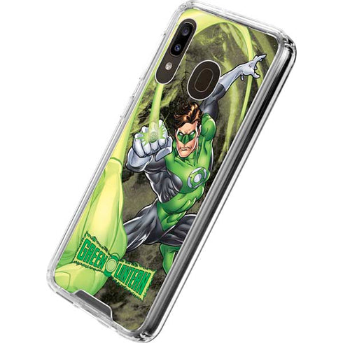 DC Comics Green Lantern Super Punch Galaxy A30 Clear Case