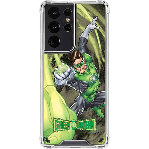 DC Comics Green Lantern Super Punch Galaxy S21 Ultra 5G Clear Case