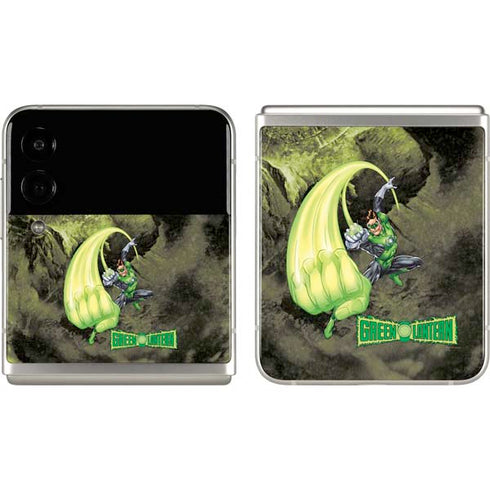 DC Comics Green Lantern Super Punch Galaxy Z Flip3 5G Skin