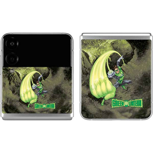 DC Comics Green Lantern Super Punch Galaxy Z Flip4 5G Skin