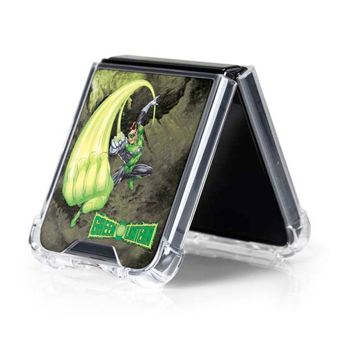 DC Comics Green Lantern Super Punch Galaxy Z Flip5 5G Clear Case