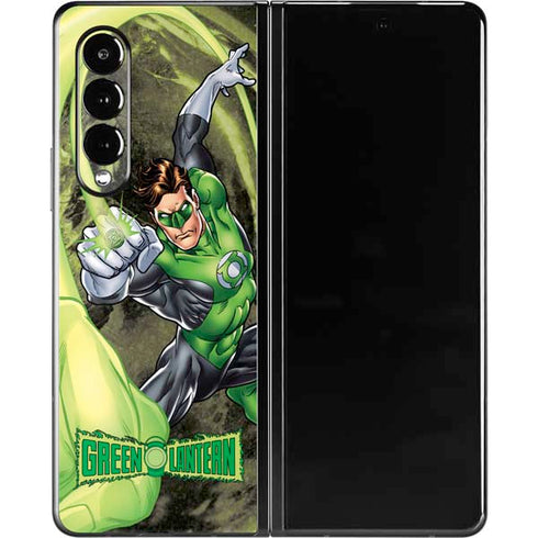 DC Comics Green Lantern Super Punch Galaxy Z Fold3 5G Skin