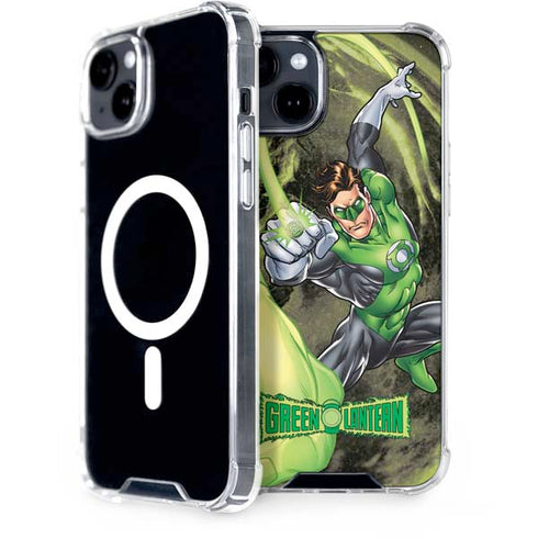 DC Comics Green Lantern Super Punch iPhone 15 MagSafe Case