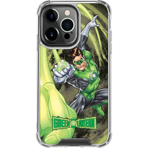 DC Comics Green Lantern Super Punch iPhone 14 Pro Clear Case