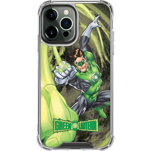DC Comics Green Lantern Super Punch iPhone 14 Pro Max Clear Case
