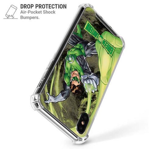 DC Comics Green Lantern Super Punch iPhone XS Max Clear Case