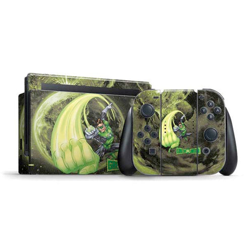 DC Comics Green Lantern Super Punch Nintendo Switch Bundle Skin