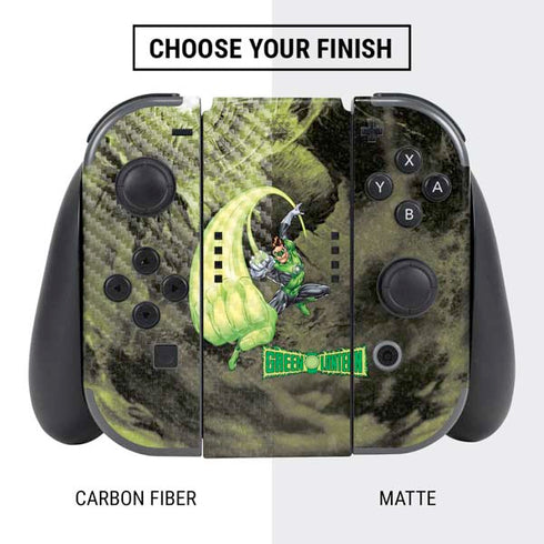 DC Comics Green Lantern Super Punch Nintendo Switch Bundle Skin