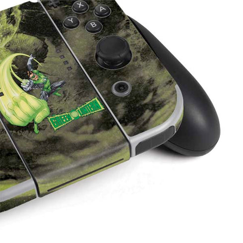 DC Comics Green Lantern Super Punch Nintendo Switch OLED (2021) Skin