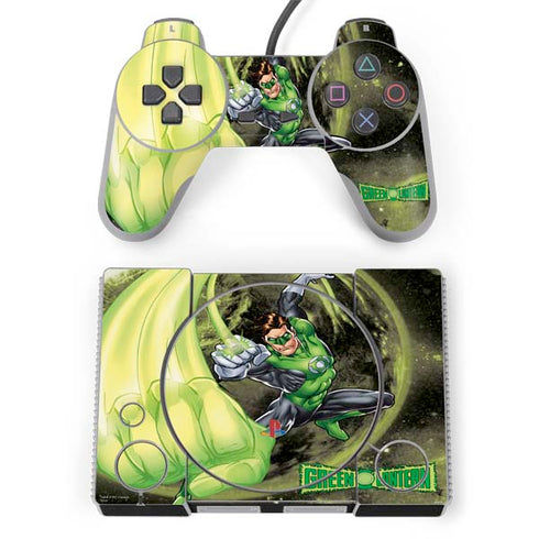 DC Comics Green Lantern Super Punch PlayStation Classic Bundle Skin