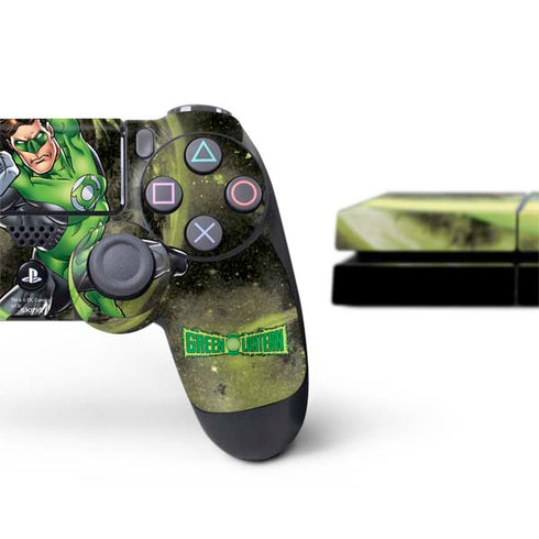 DC Comics Green Lantern Super Punch PS4 Console and Controller Bundle Skin