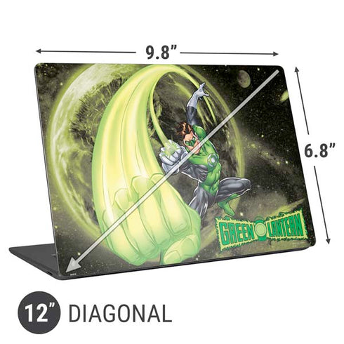 DC Comics Green Lantern Super Punch Universal Laptop 12in (9.8 x 6.8in) Skin