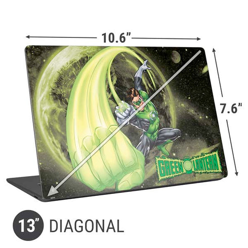 DC Comics Green Lantern Super Punch Universal Laptop 13in (10.6 x 7.6in) Skin
