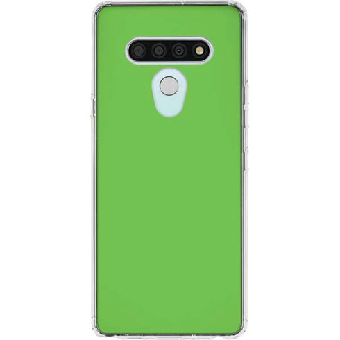 Green LG Stylo 6 Clear Case