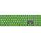 Green Solid Magic Keyboard with Numeric Keypad Skin