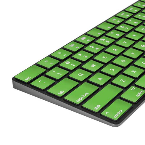 Green Solid Magic Keyboard with Numeric Keypad Skin